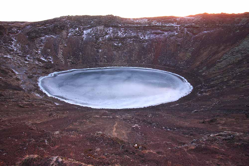 Kerið, eruption crater